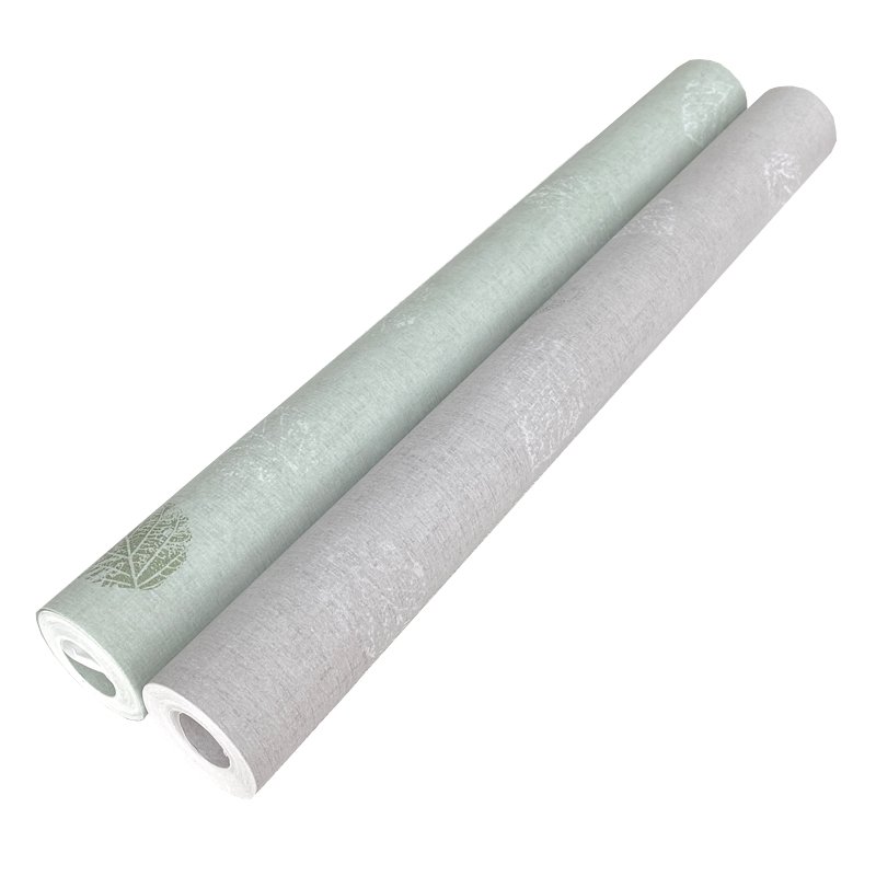 Tree leaves brushing water Self adhesive non woven wallpaper