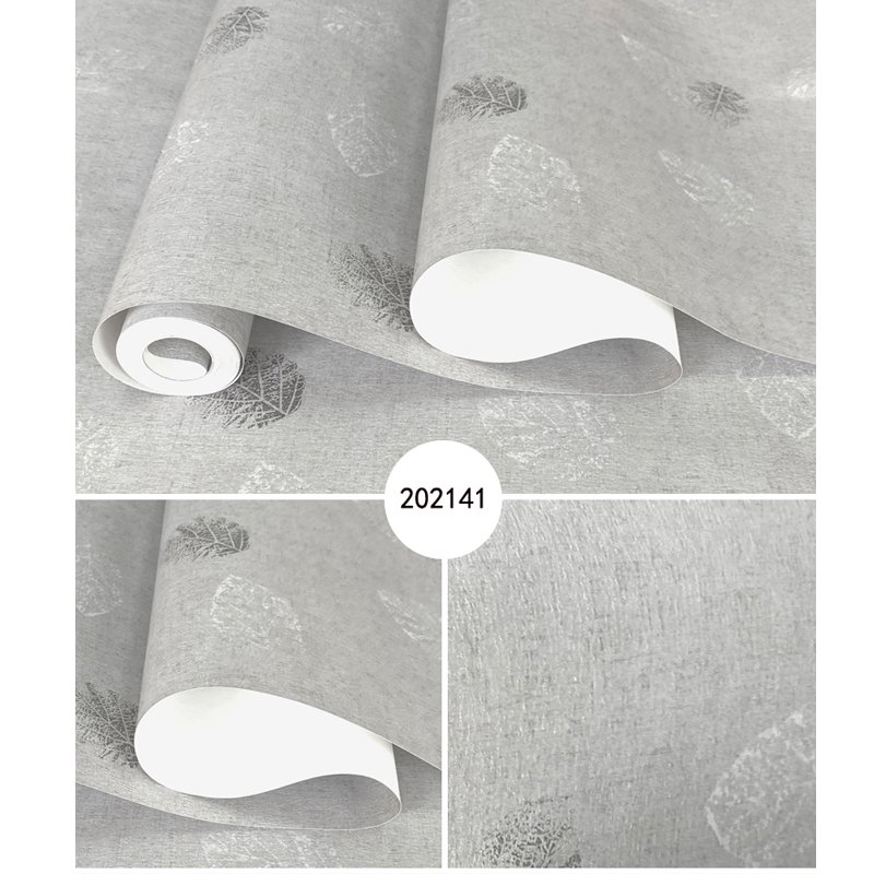 Tree leaves brushing water Self adhesive non woven wallpaper