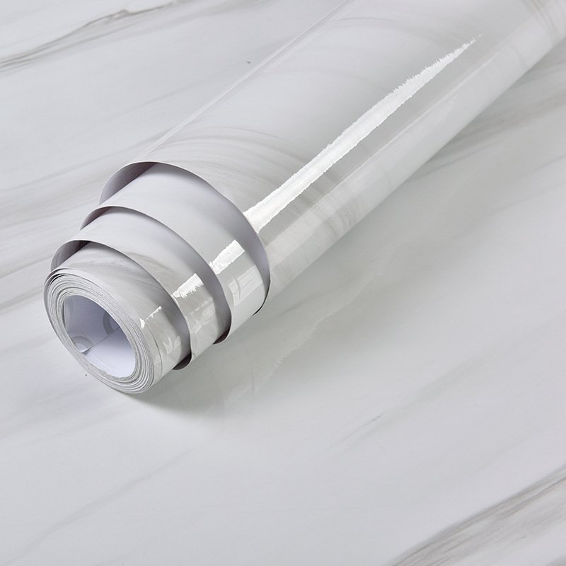 40cm*200 M Peel and Stick Roll Packed PVC Self-adhesive Water-Proof Marble Pattern Wallpaper For Kitchen Furniture renovation
