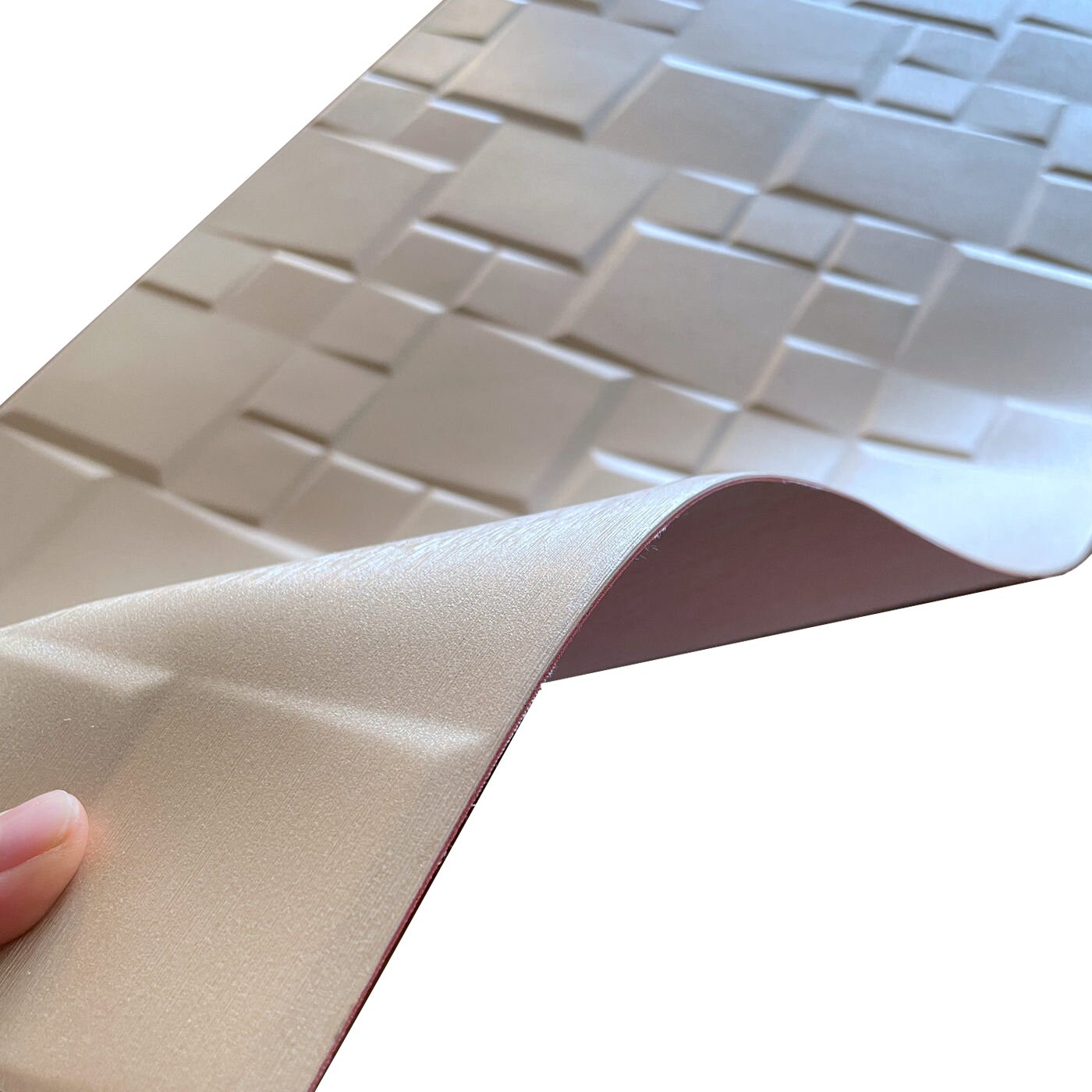 Wholesale Price Luxury Design Leather Suede 3D Wallpaper 3D Wall Sheet