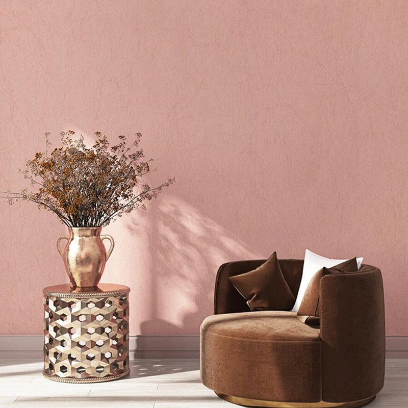 Classic Solid Color Design girls room Pink Wallpaper Wholesale Supplier Purple Wallpaper Rolls
