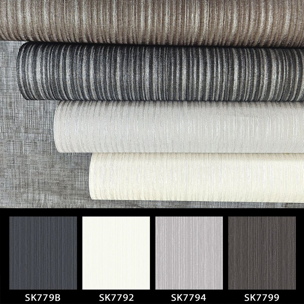 Customized Fireproof Wallpaper Wall Decoration Vinyl PVC Commercial Wallcoverings Wall Paper For Hotel Decor