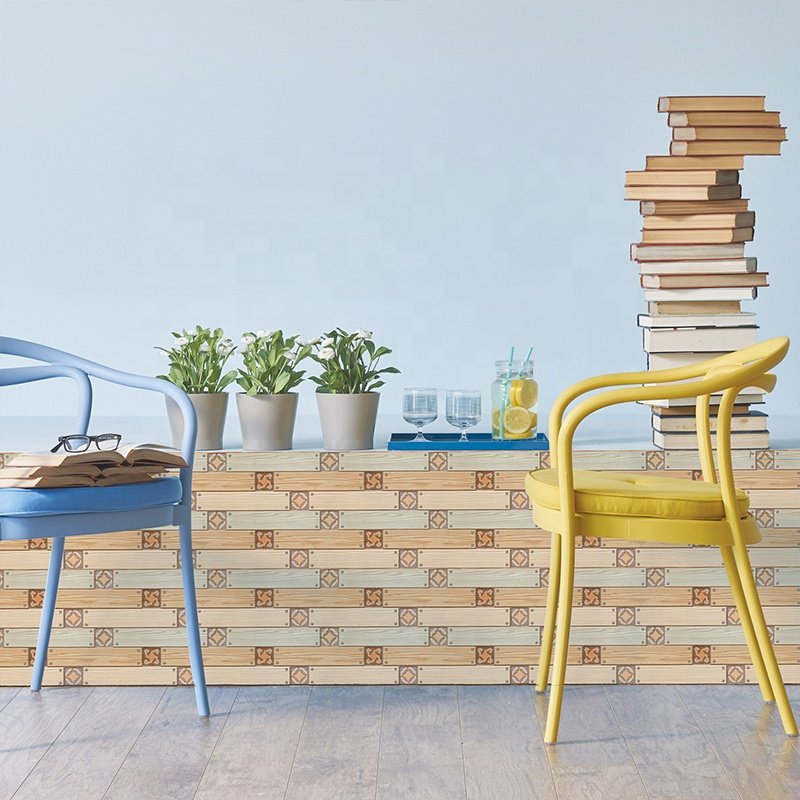 China Manufacturer Supplier Wholesale Wallpaper Sticker with Glue Colorful Customized 3d Wallpaper Brick Wallpapers/Wall Coating