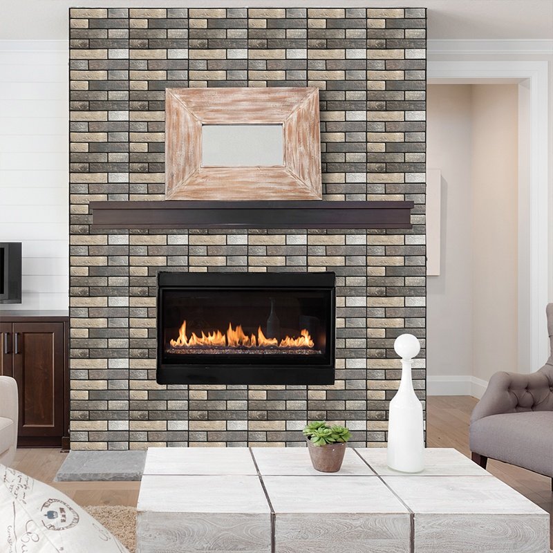 China Manufacturer Supplier Wholesale Wallpaper Sticker with Glue Colorful Customized 3d Wallpaper Brick Wallpapers/Wall Coating