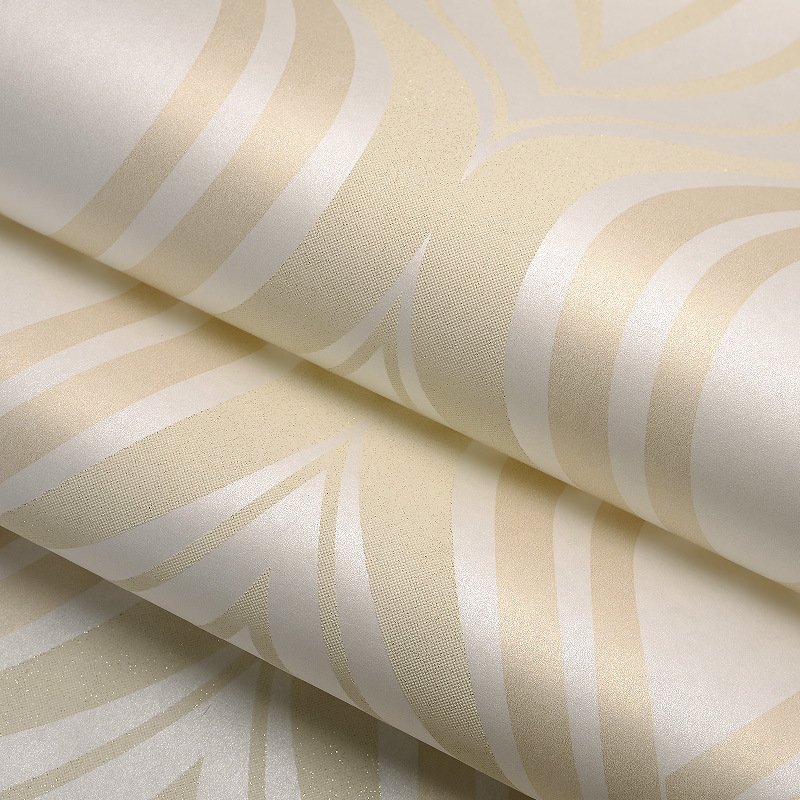 Custom wallpaper modern and simple non-woven wallpaper roll with curve line design surface wallcoverings wall coating