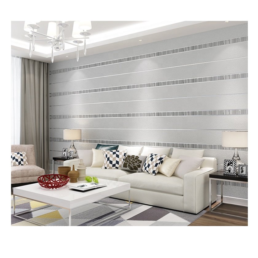 Embossed Luxury Wall Paper Roll Living Room 3D Wallpaper