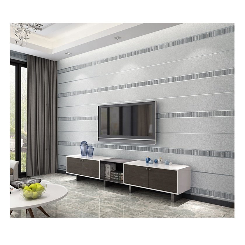 Embossed Luxury Wall Paper Roll Living Room 3D Wallpaper