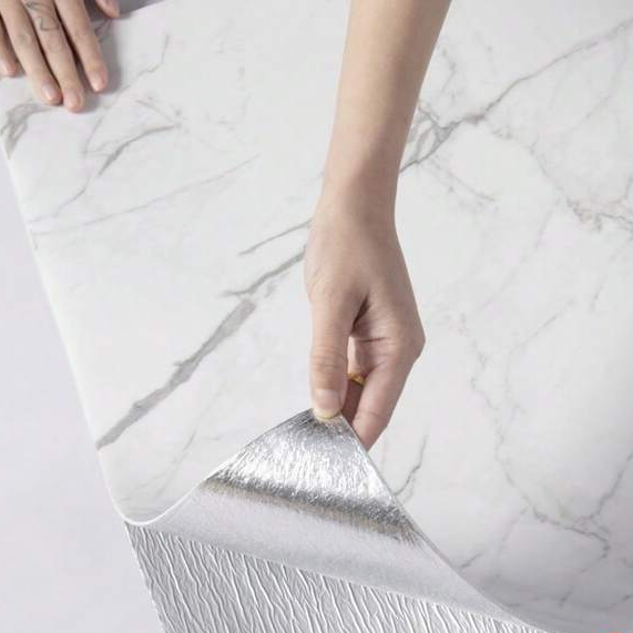 SXP Wallpaper Soundproof Backsplash Bedroom Peel And Stick Marble Grain Self Adhesive Home Decoration SXP 3D Wallpaper Roll