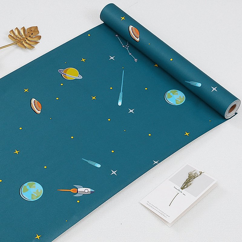 High Adhesive Easy Installation PVC Self-Adhesive Wallpaper with Clear Printed Apply for Children Room Decor