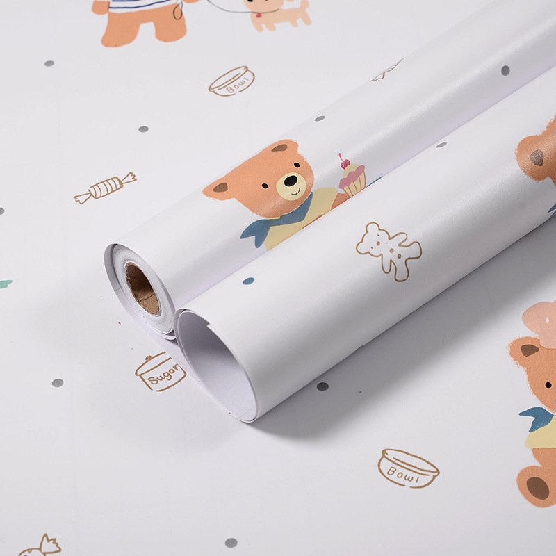 High Adhesive Easy Installation PVC Self-Adhesive Wallpaper with Clear Printed Apply for Children Room Decor