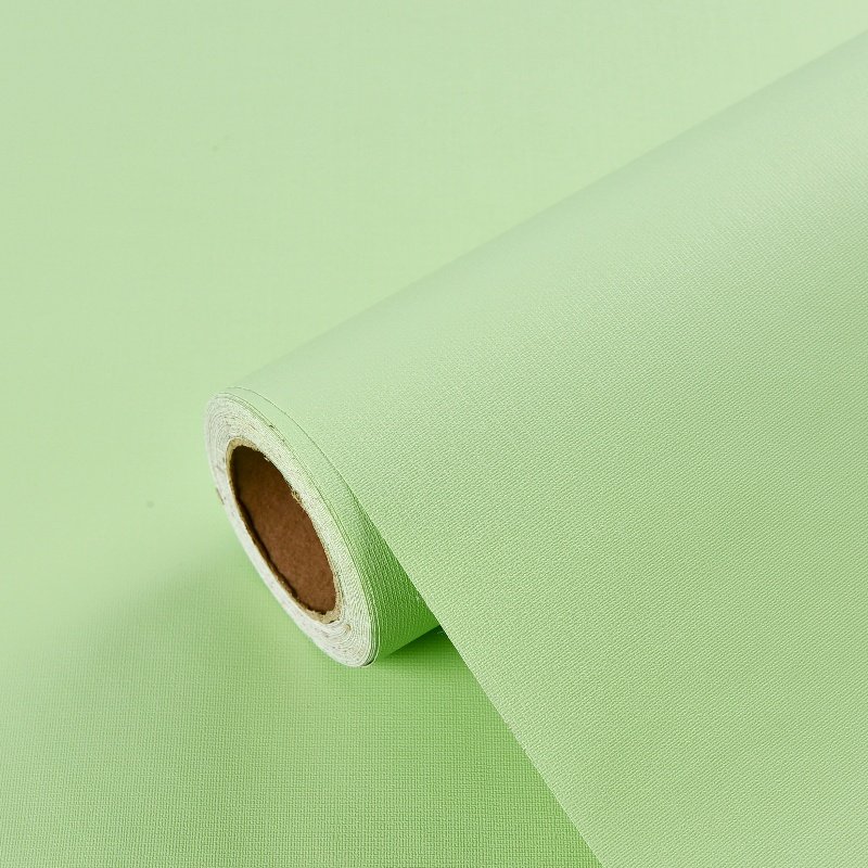 Plain Green Modern Self Adhesive Waterproof 3D Design Textured Home Decoration Wallpaper Sticker For Bathroom Bedroom Gym