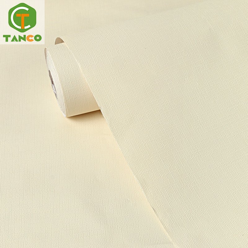 Factory premium self-adhesive solid color wallpaper wall paper roll for living room
