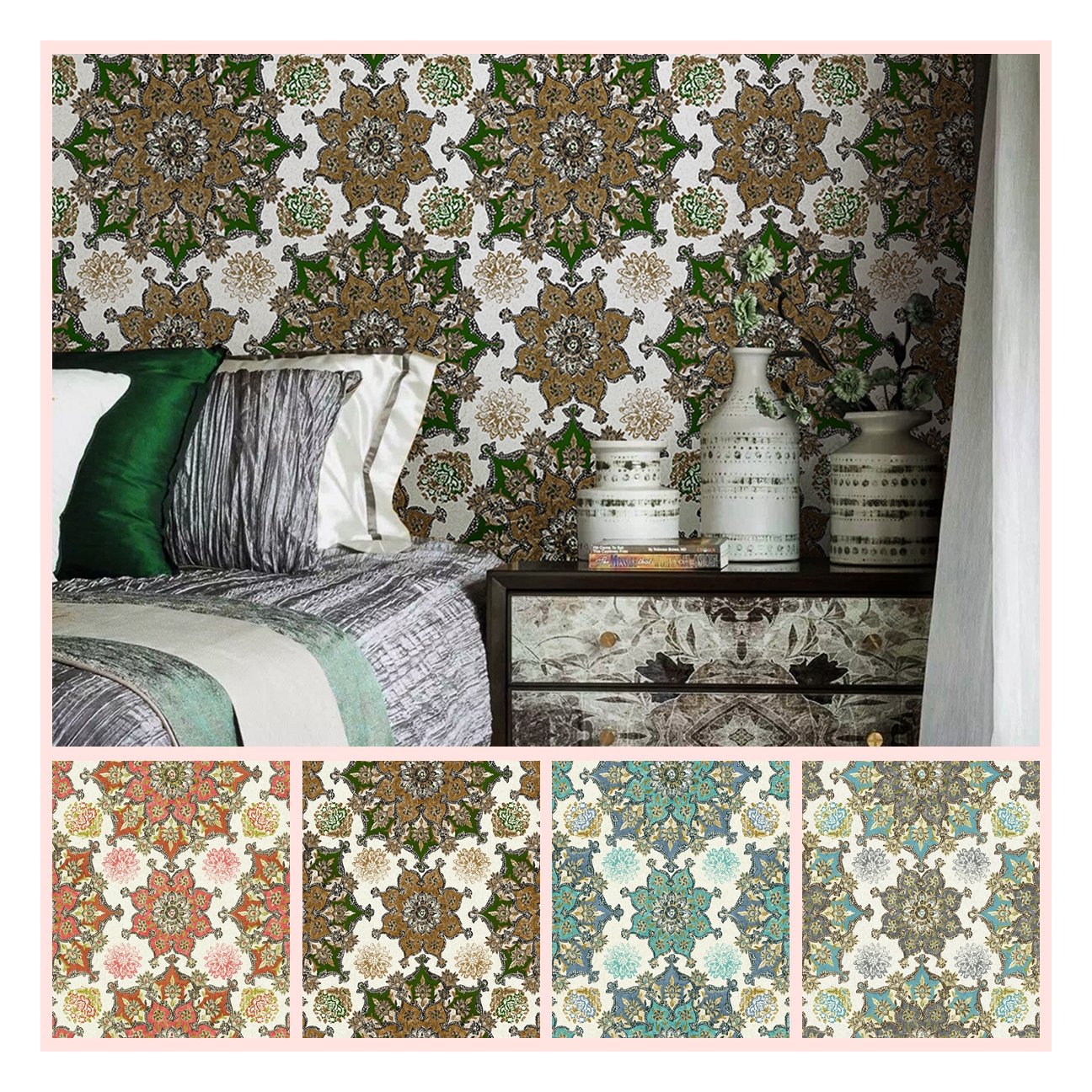 Home decoration Beautiful scenery natural wallpaper, floral flower mural wallpaper 3d