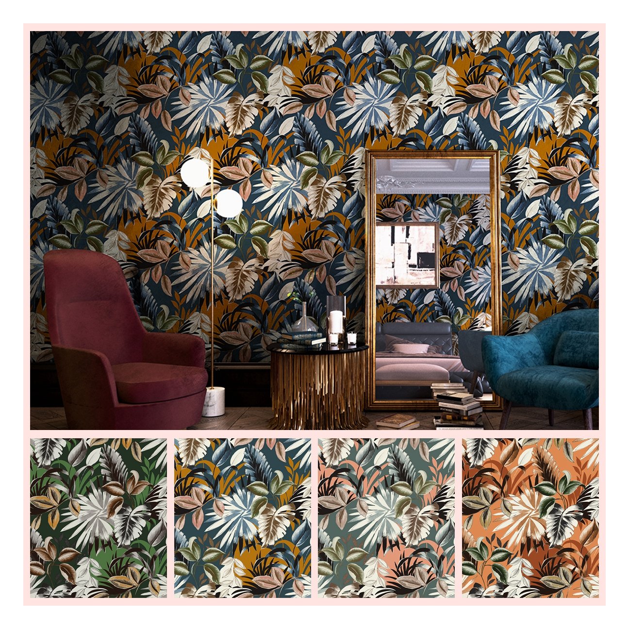 Home decoration Beautiful scenery natural wallpaper, floral flower mural wallpaper 3d