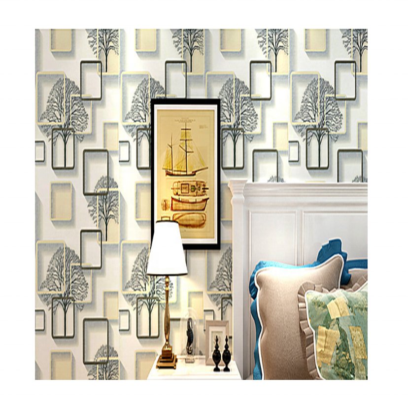 3D Self-adhesive wallpaper 10 meters bedroom TV background waterproof PVC peel and stick wall paper