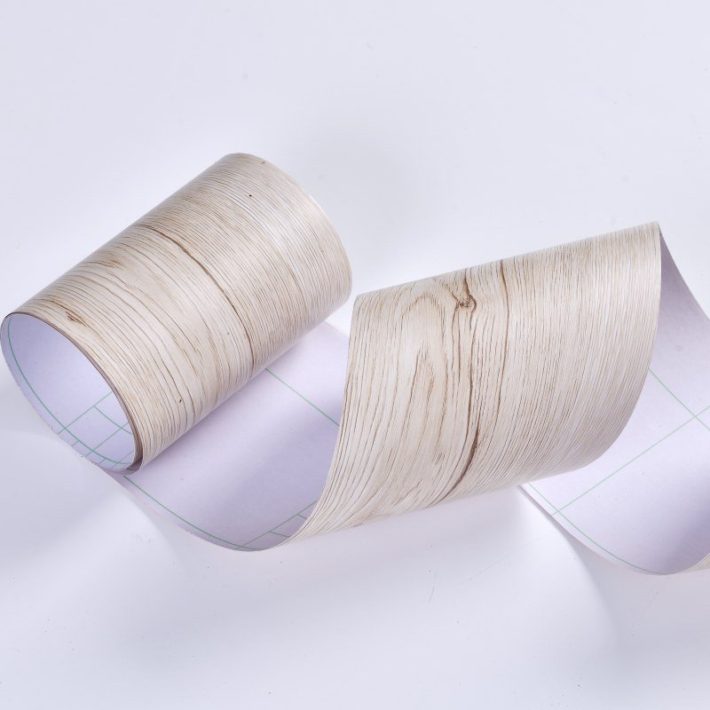 White Maple Modern Self-Adhesive Skirting Line Waist Line Wood Grain Wallpaper Border for Living room Wall Bedroom Kitchen