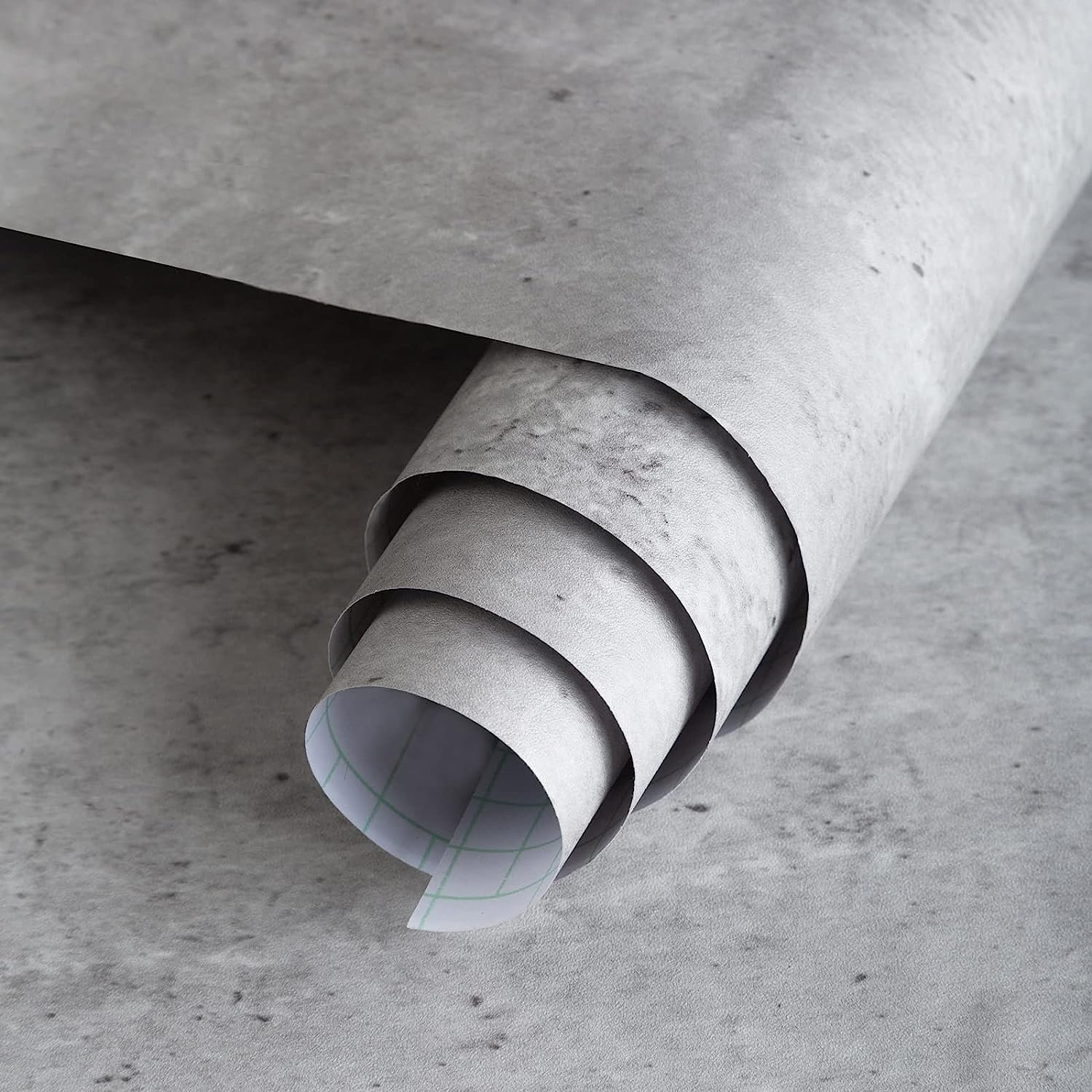 wholesale Industrial style cement concrete gray wall paper textured vintage cement peel & stick wallpaper