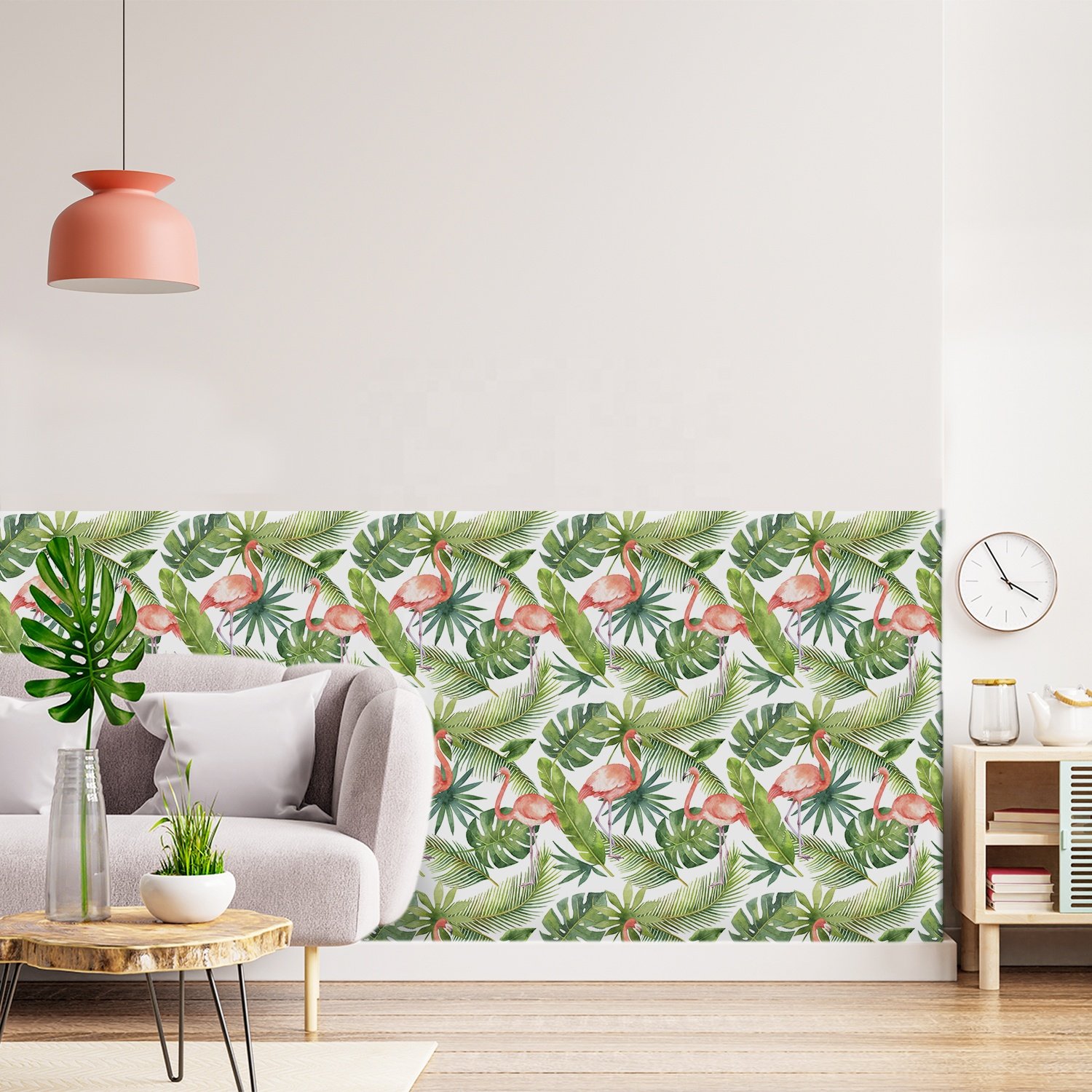 Wholesale 3D peel and stick animal prints indoor waterproof and moisture-proof vinyl self-adhesive decorative wallpaper rolls