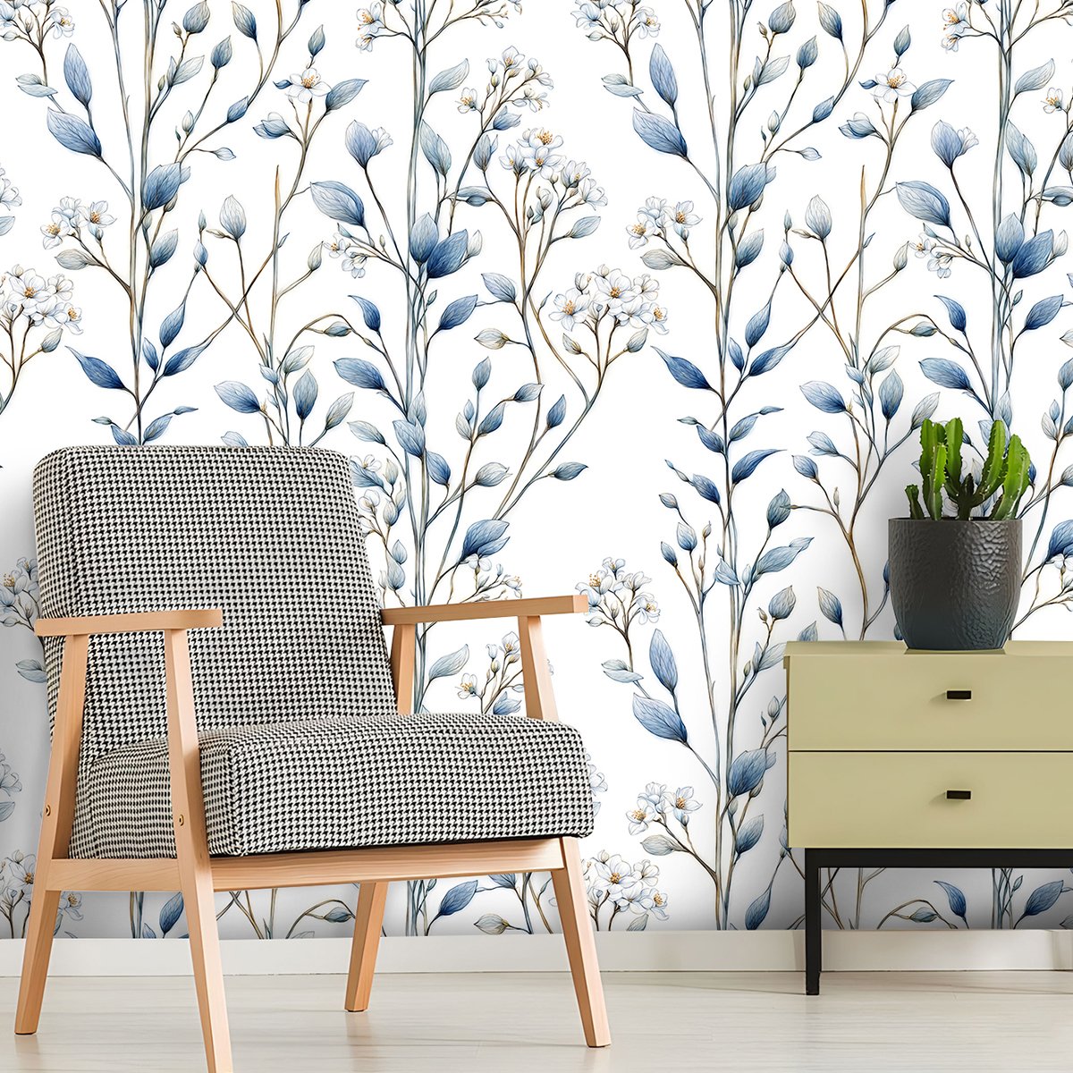 Jungle Forest Wallpaper For Living Room Wall Landscape In Sketch Style Wallpaper Mural