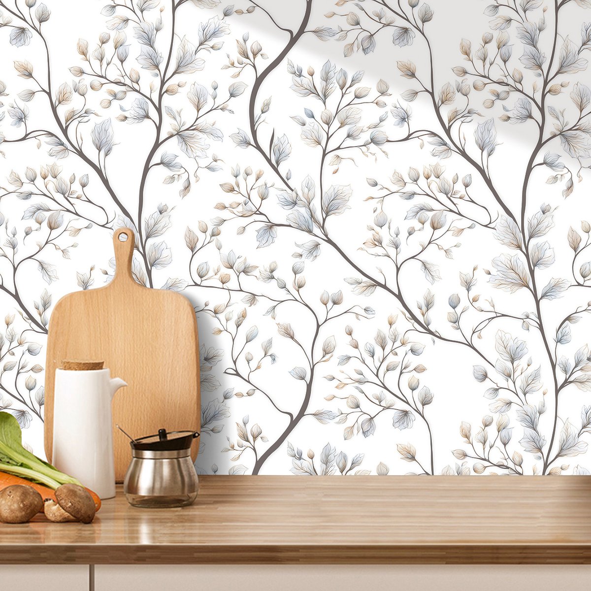Jungle Forest Wallpaper For Living Room Wall Landscape In Sketch Style Wallpaper Mural