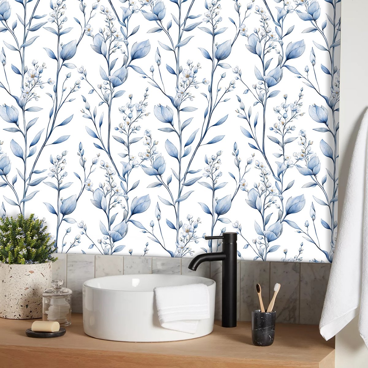Jungle Forest Wallpaper For Living Room Wall Landscape In Sketch Style Wallpaper Mural
