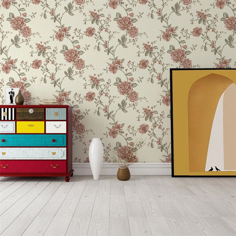 In Stock Classic hot design damask wallpaper home, Natural style wall decoration wallpaper