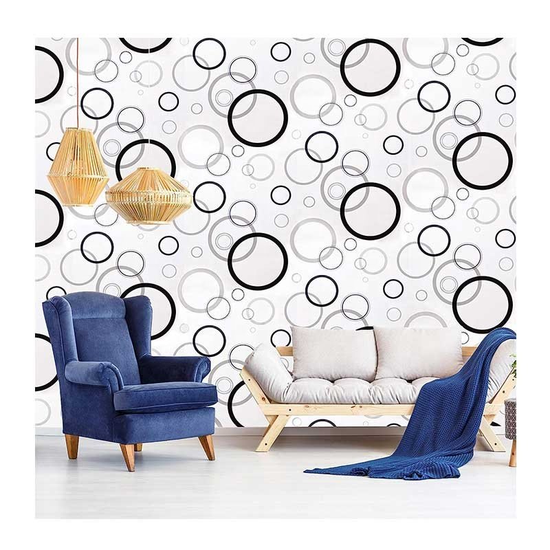 0.45*10m Self Adhesive Vinyl Wallpaper 3D Bamboo Design Sticker