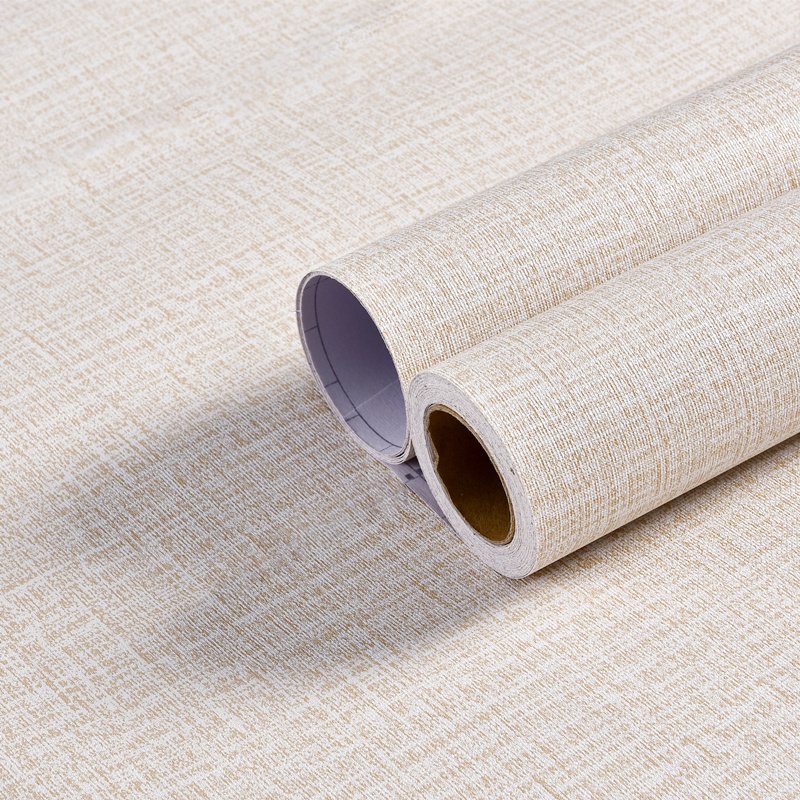 Modern Light Luxury style Wallpaper Waterproof Linen Cork Woven Wallpaper Wallcoverings For Hotel Home Bedroom Livingroom