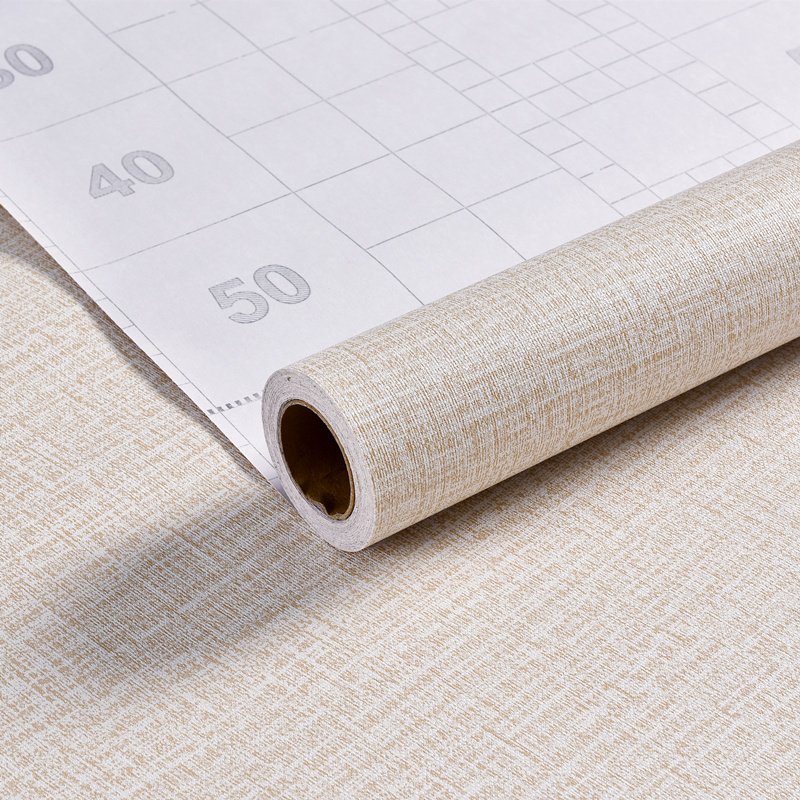 Modern Light Luxury style Wallpaper Waterproof Linen Cork Woven Wallpaper Wallcoverings For Hotel Home Bedroom Livingroom