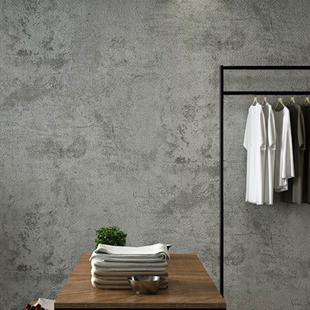 Wide Concrete Modern 3d Wallpaper Peel And Stick Wallpaper Sticker Matte Texture Wall Sticker