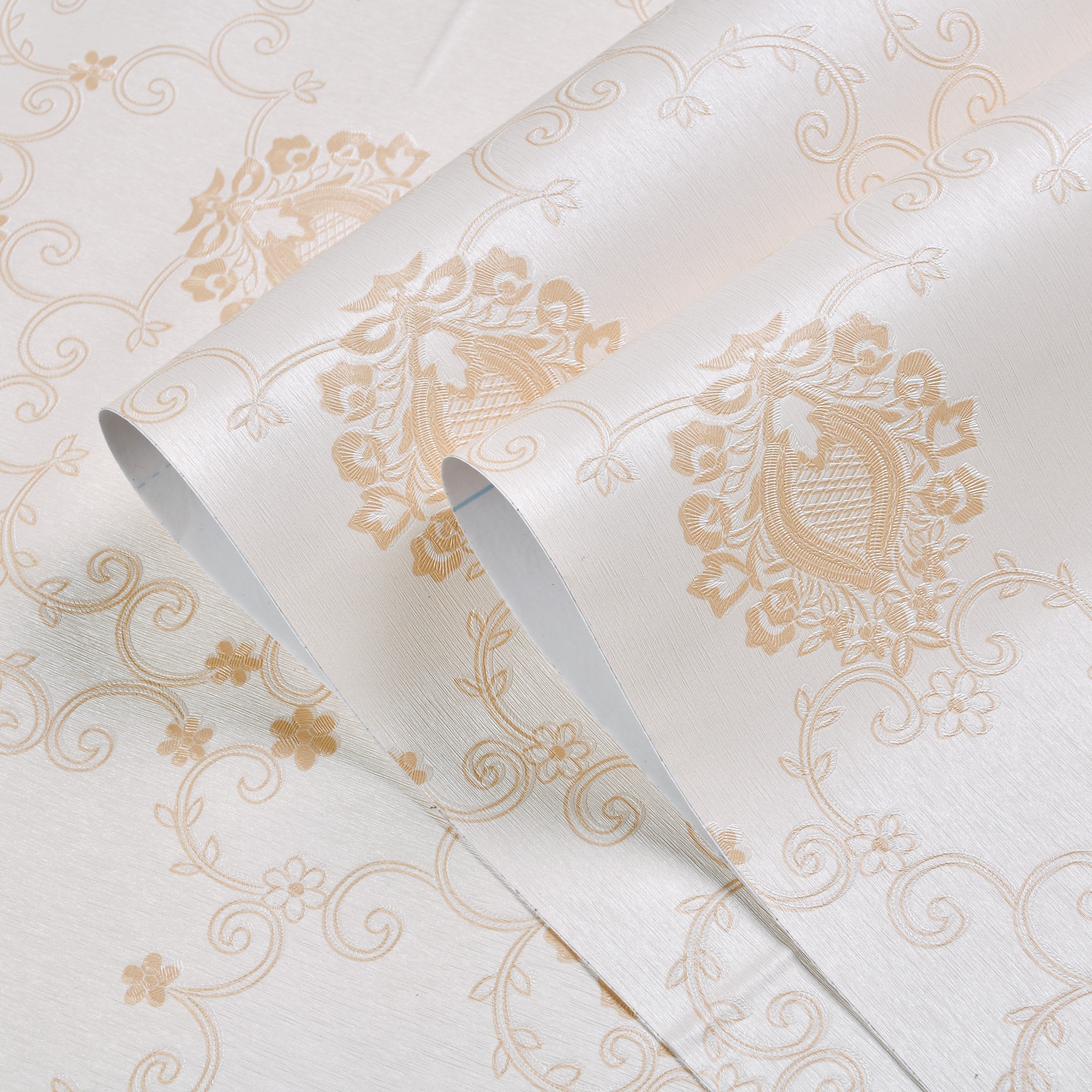 damask customize self adhesive rolls contact paper wallpaper for home interior decoration removable wall paper