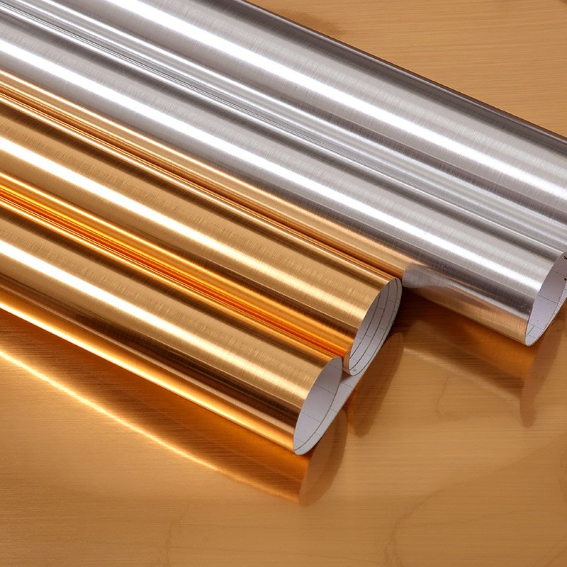 Stainless Steel Contact Paper Wallpaper Peel and Stick Removable Temporary Adhesive Wall Paper for Refrigerator Washing Machine