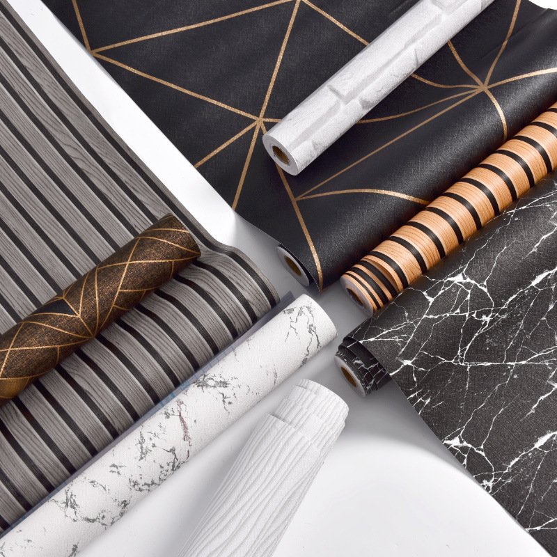 Order Kitchen Table Cabinet Wall Paper Home Decor Self Adhesive Waterproof Wall Sticker Wholesale