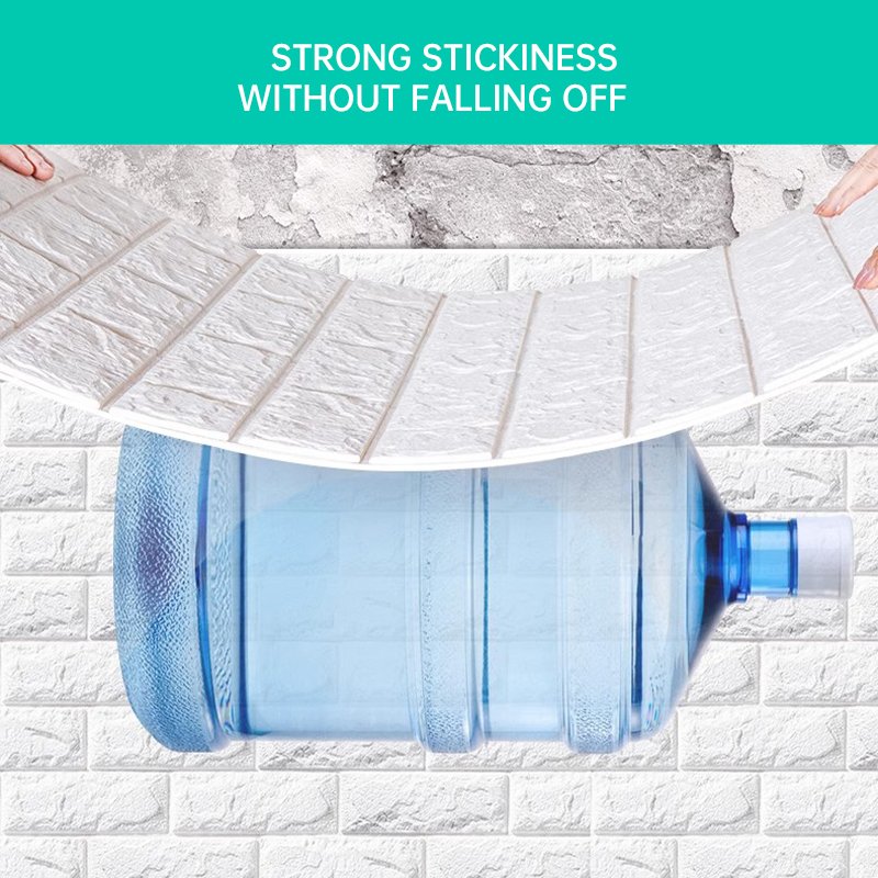 Modern 3D Realistic Mosaic Peel Stick Kitchen Slat Wall Tiles Panel Peel Stick Wallpaper for Home Decoration for Living Room