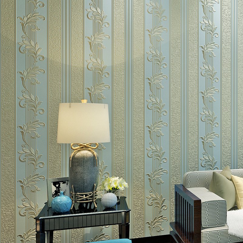 Interior Hotel Home Decor Wall Paper Waterproof Durable TV Background Wallpaper Rolls Wallpaper Rolls