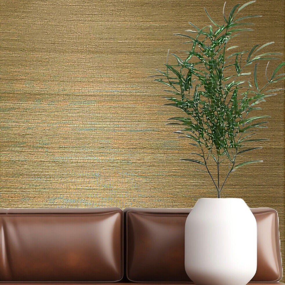 Customized Colors And Patterns Natural Material Unique Roll Wallpaper Sisal Grasscloth Wallpaper