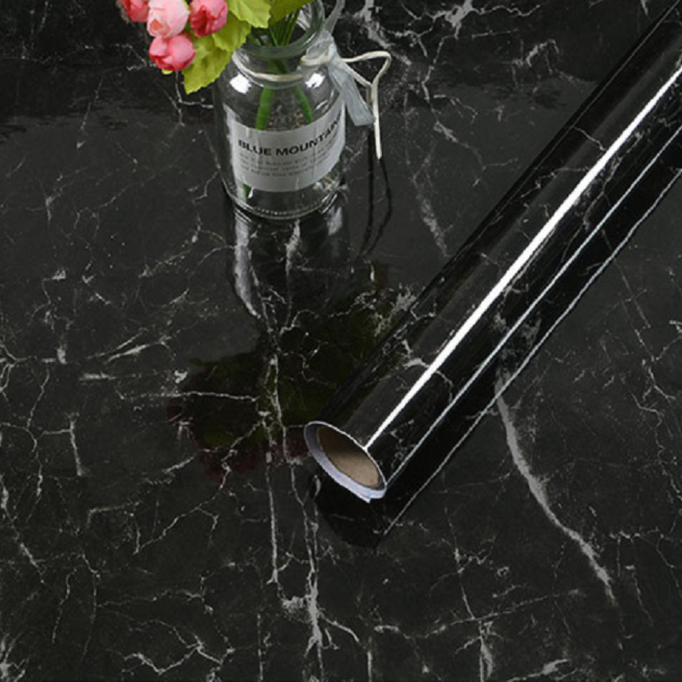 High Quality PVC/Vinyl Marble Brick Waterproof And Moisture Proof Self-gule Wallpaper/wall Paper Roll For Interior Decoration