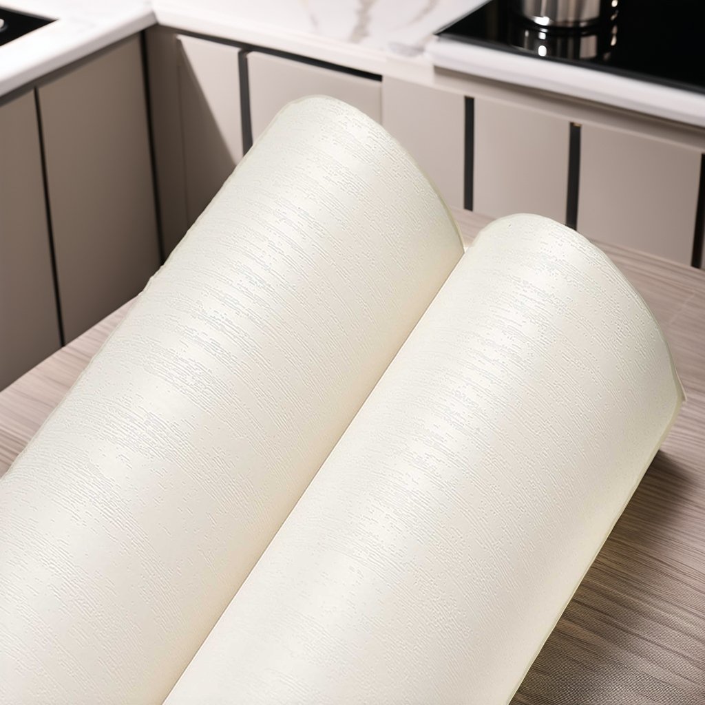 2024 New Design Self-Adhesive Kitchen Cabinet Wallpaper Furniture Sticker Vinyl Wood Grain PVC Film Decorative Wall Paper