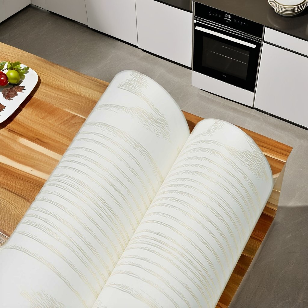 2024 New Design Self-Adhesive Kitchen Cabinet Wallpaper Furniture Sticker Vinyl Wood Grain PVC Film Decorative Wall Paper
