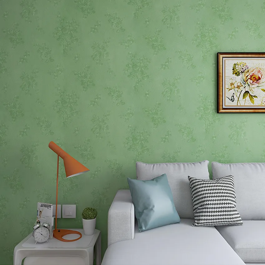 Factory Price Modern Embossed Floral Roses Wall Paper Waterproof Self Adhesive Wallpaper Wall Sticker For Home