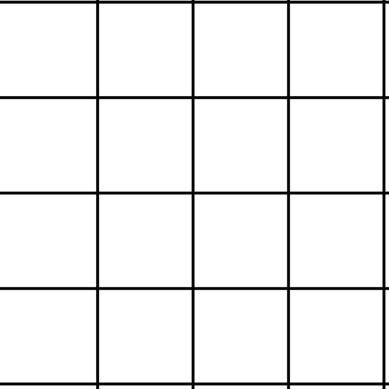 Black line square grid non woven wallpaper lattice