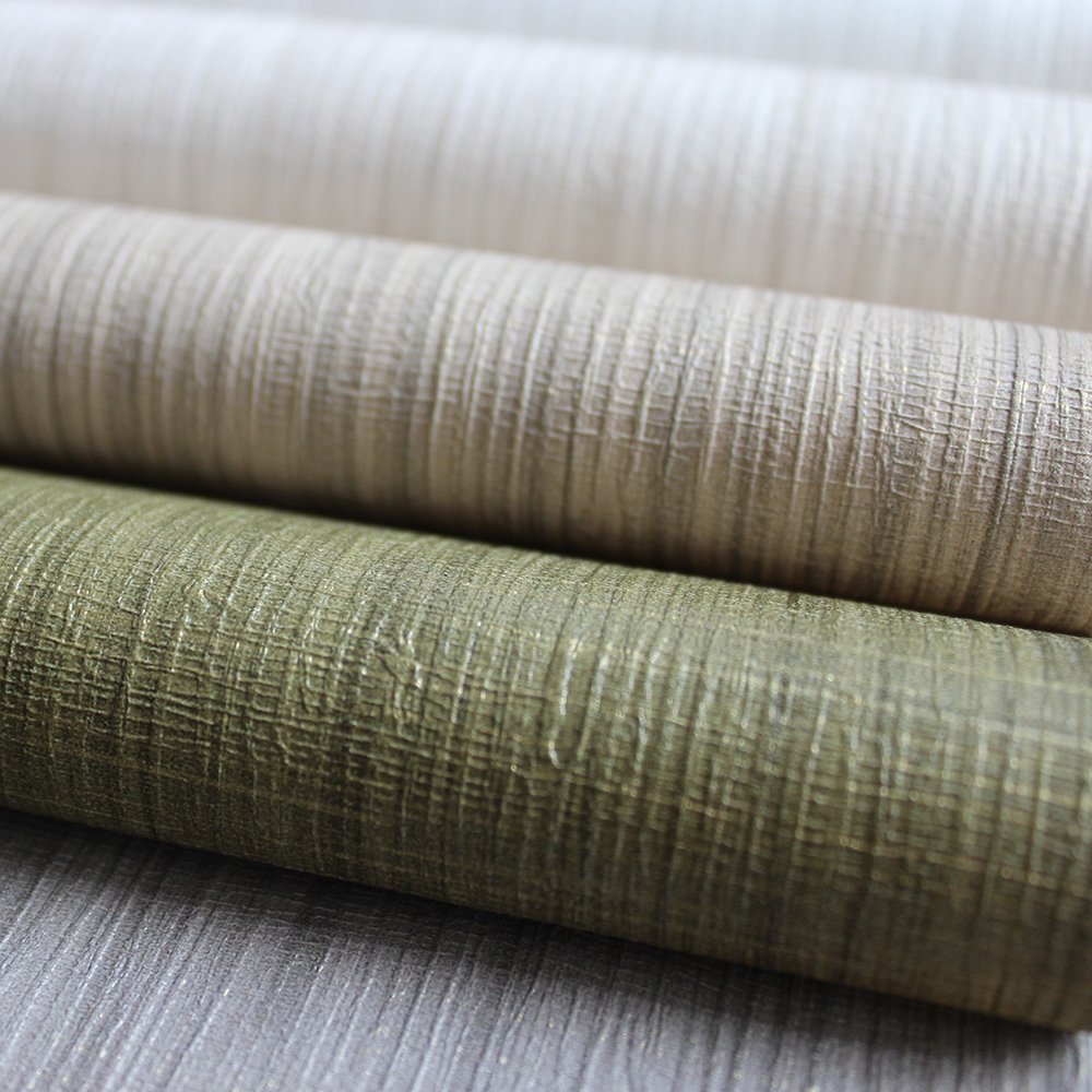 Fireproof Luxury 54 Inches Commercial Wallcovering Hotel Project 3D Vinyl Hotel Wallpaper