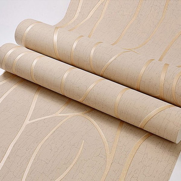 PVC wallpaper living room bedroom wall home decoration wholesale solid color wallpaper roll