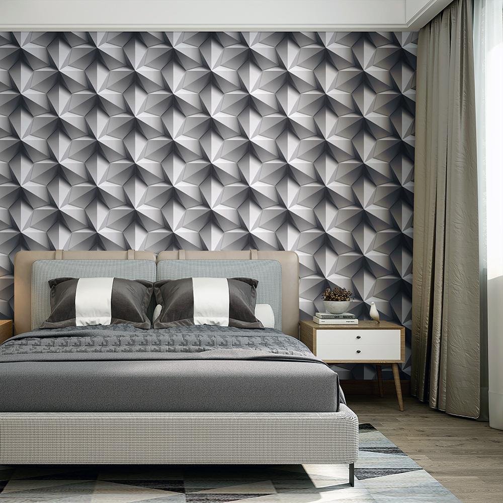 Modern 3D Design Waterproof PVC Wallpaper Designs