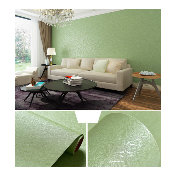 Commercial Building Interior Decoration Textured Wallpaper Project PVC Vinyl Wallcovering