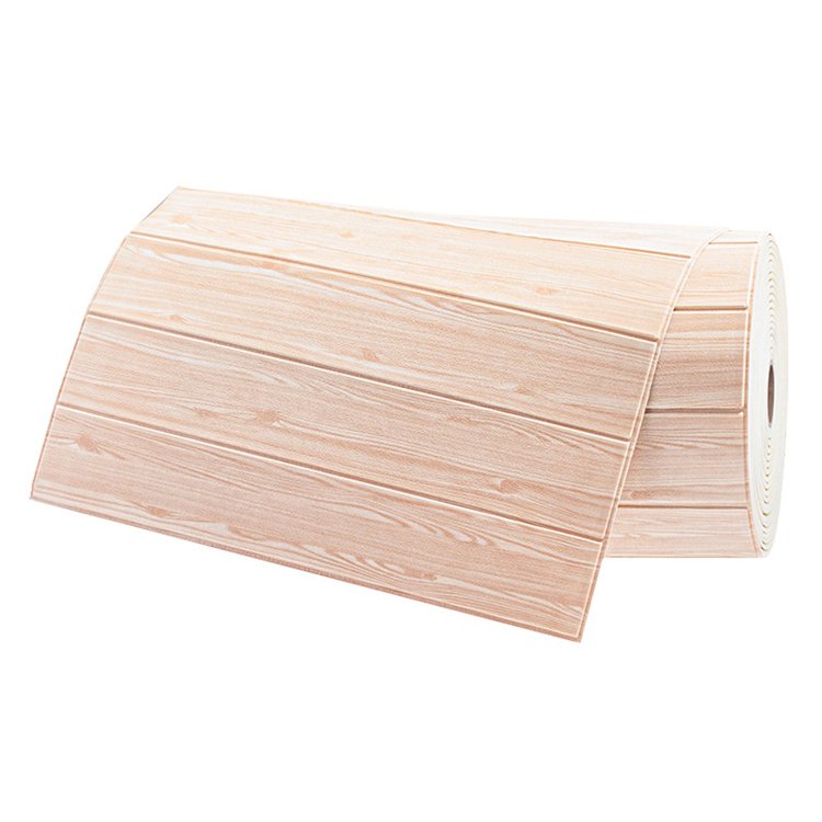 70cm*10m per roll white color classical foam brick waterproof roll wallpaper home decoration