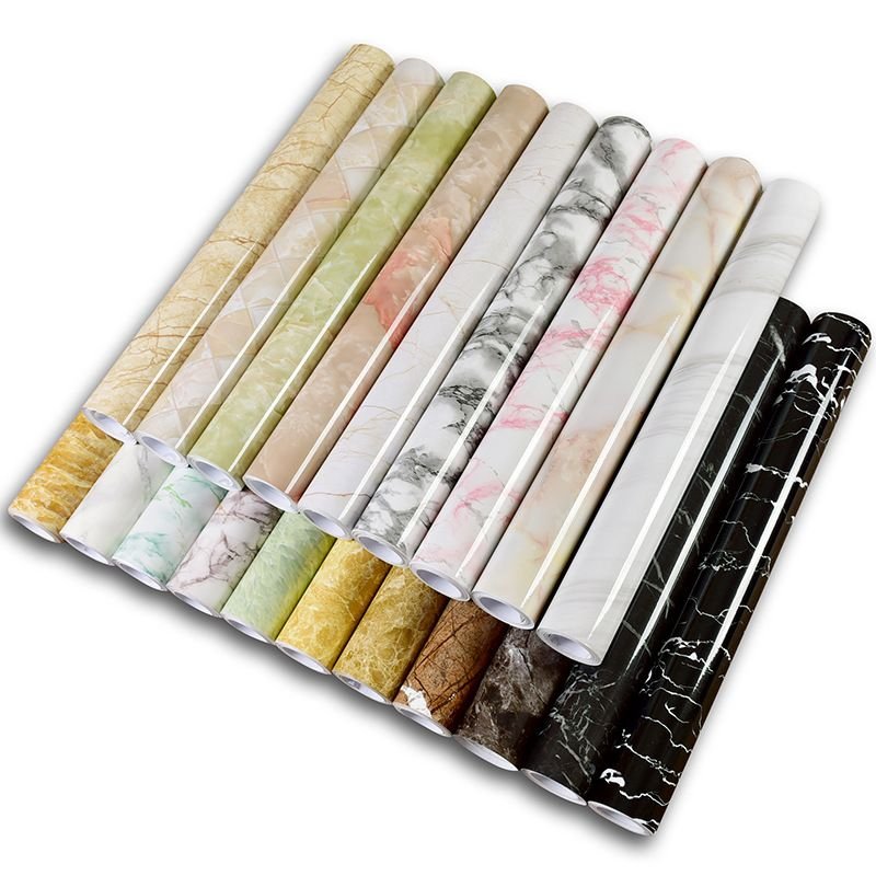 DUUEIHHUER 3D Modern Marble Wallpaper for Home Interior Decoration Wall Paper Mould proof Wall Stickers Vinyl PVC Marble Sheet