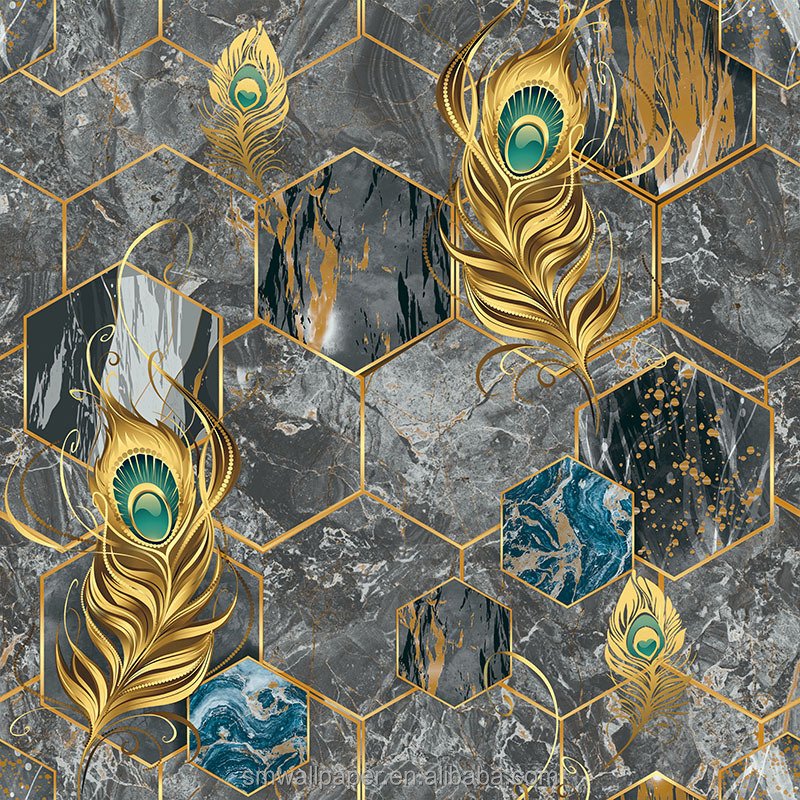Natural scenery designs wallpaper home decoration 3d modern vinyl removable wallpaper roll