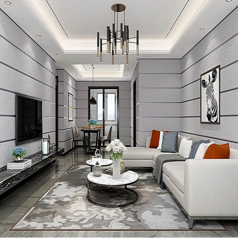 luxury textured modern suede self adhesive wallpaper rolls bedroom living room decoration