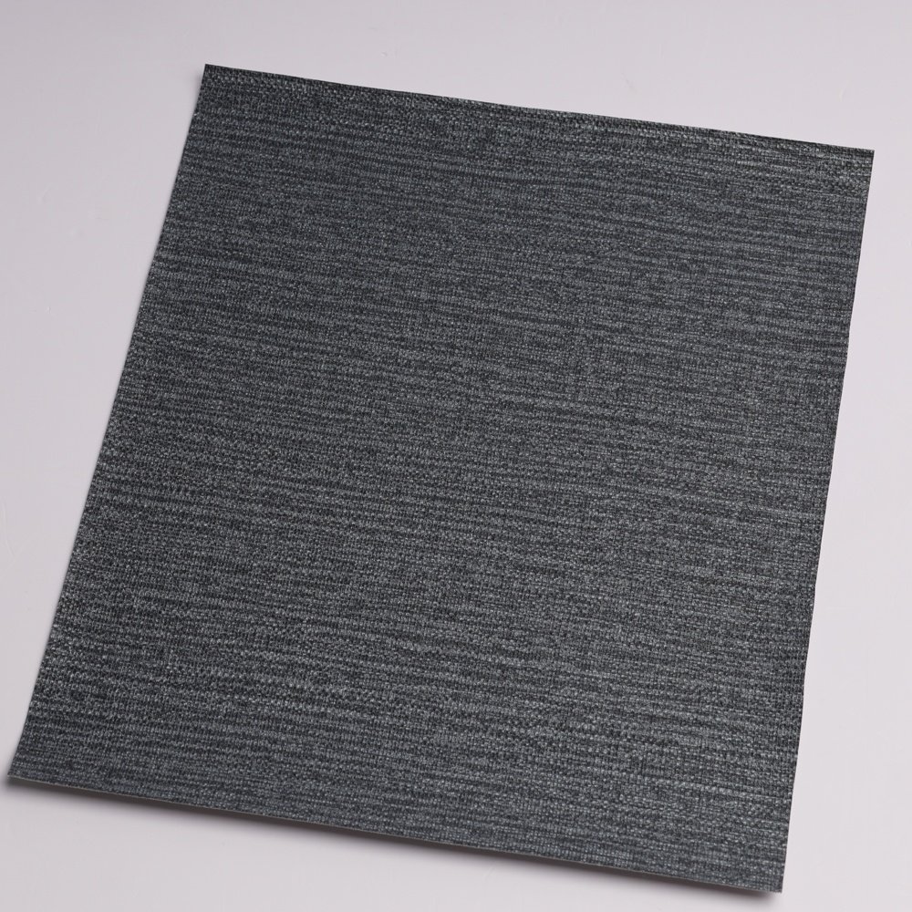 Spot Wholesale black modern design wall paper pvc wallpaper fabric backed moisture-proof Horizontal Textured wall covering